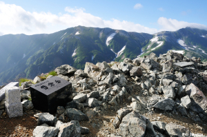 雪倉岳山頂