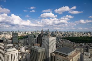 都庁北展望台からの眺望